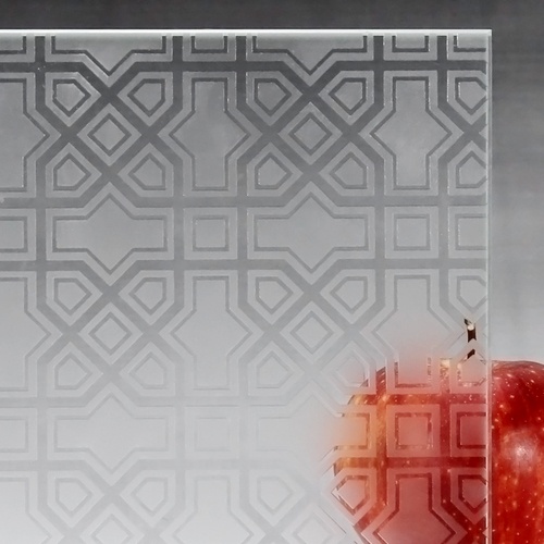 Acid Etched Glass Deisgn and Gallery