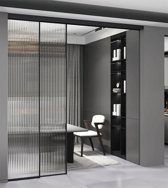 Aluminum Glass Door without Door Jamb