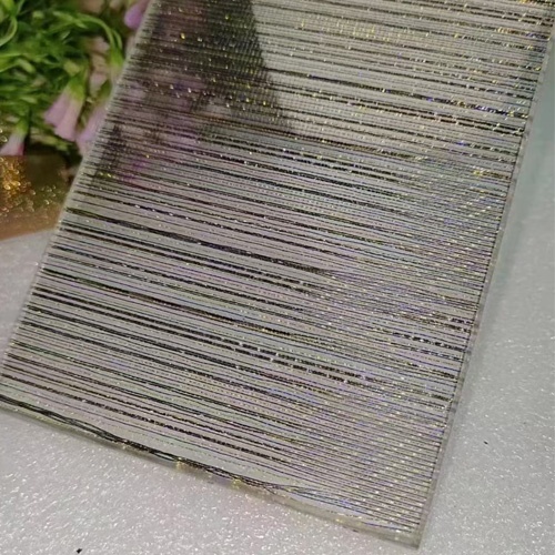 Architectural decorative laminating glass