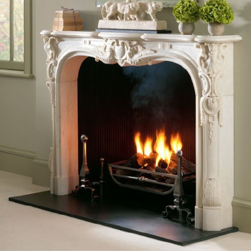 Chesneys Navarre Stone Fireplace Mantel