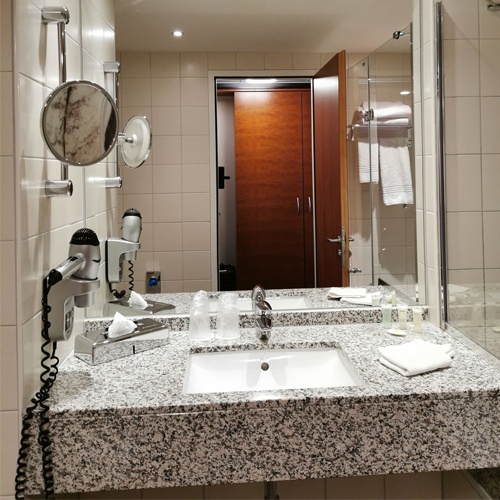 Granite Bath Vanities with Front Apron