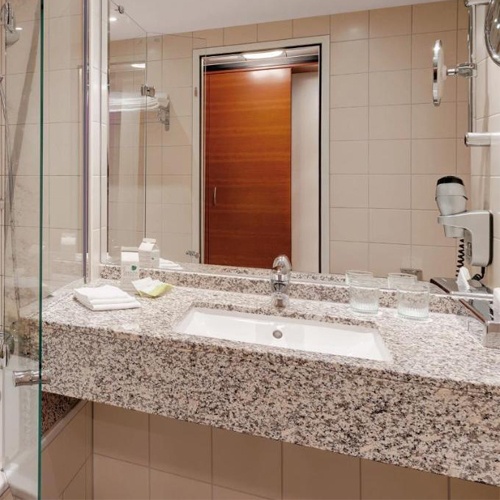 Granite Bath Vanities with Front Apron