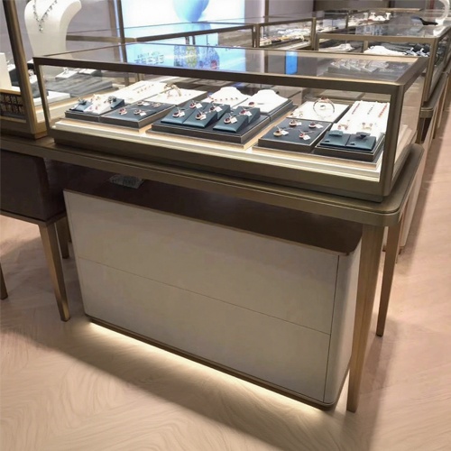 Jewelry Display Cabinet with Glass Box