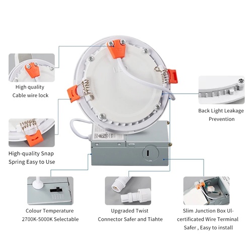 LED Downlight in Hotel Hallway
