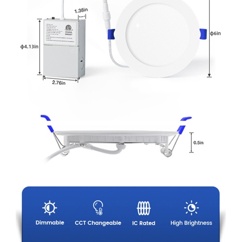 LED Downlight in Hotel Hallway