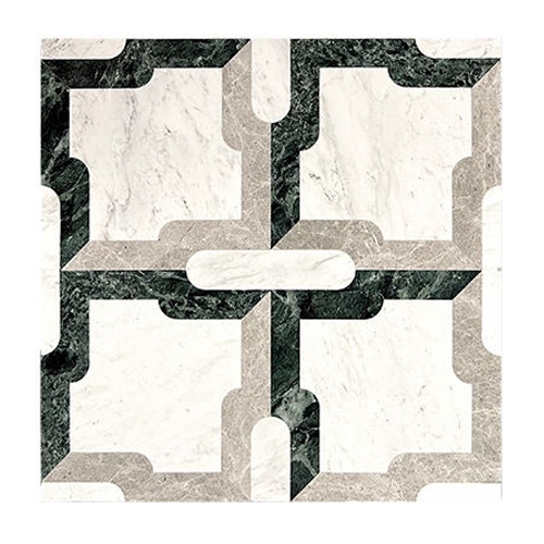 Marble medallion flooring for restaurant