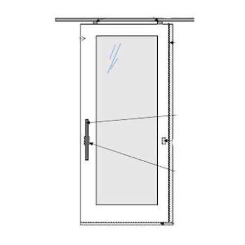 Marriott compliant guestroom barn doors