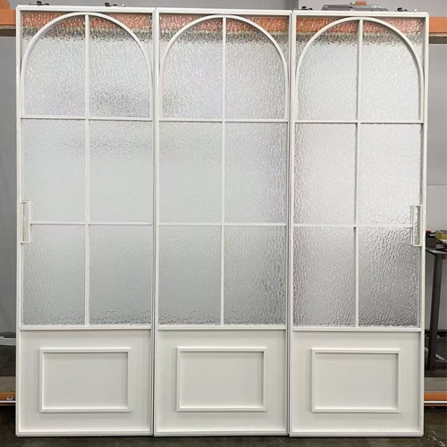 Vintage Retro Style Aluminum Glass Door