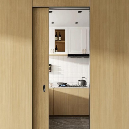 Wooden Pocket Door with Johnson Pocket Door Track and Hardware