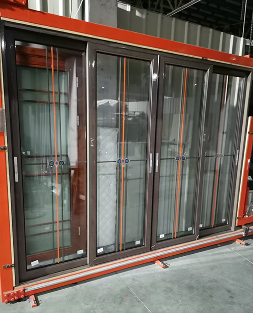 Aluminum Terrace Sliding Door Preassembly before Package