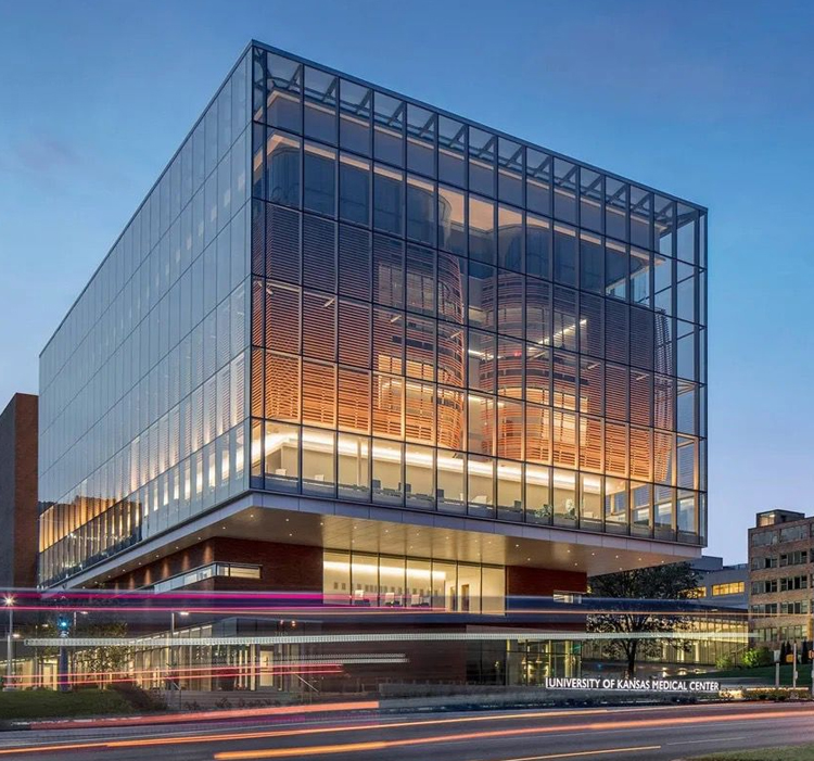 glass curtain wall for educational facilities