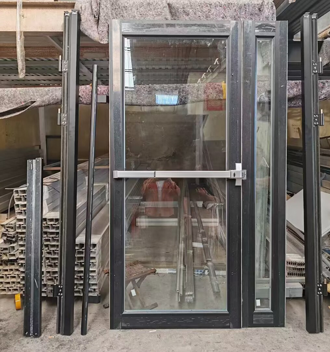 storefront door with panic exit device