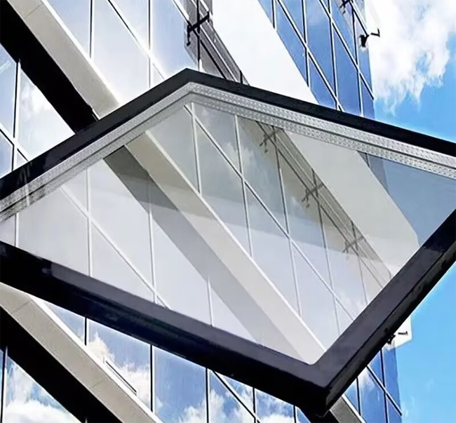Insulating glass unit for commercial curtain wall
