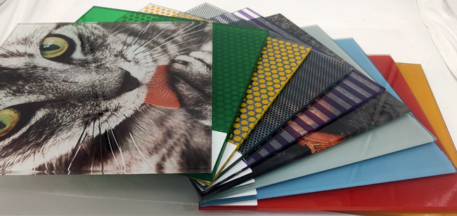 Silkscreen or digital printed glass