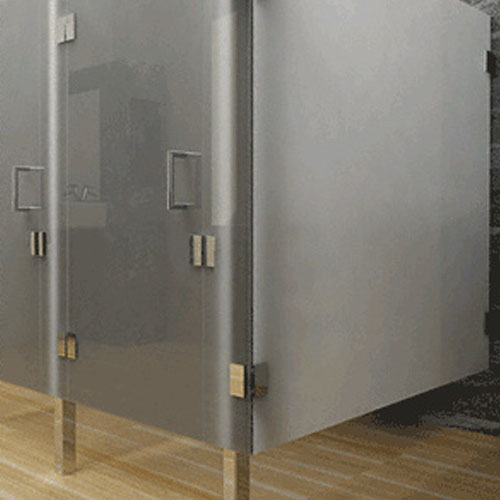 Our architectural flat tempered safety glass is customized cut to size, and have prefabricated cutout, hole drilling and edge profiling in factory folllowing the template sheet of hardware providers such as CRL and Hafele.  Tempered glass or toughened glass belongs to the category of safety glass being processed by controlled thermal treatment to increase the strength of glass which is four times stronger than annealed glass.