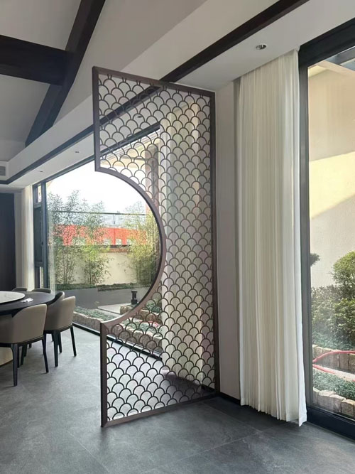 metal wall art partition