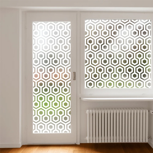 Frosted glass for window and door