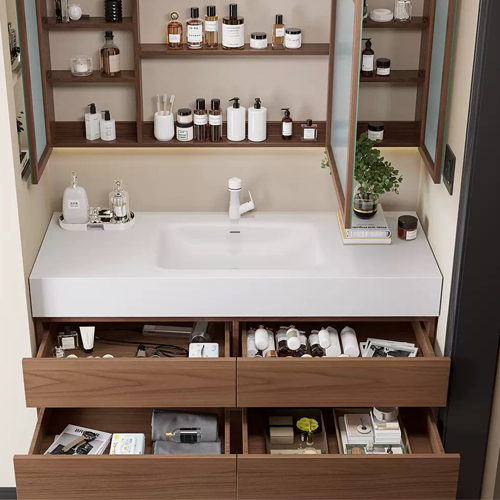 modern bathroom stroage solution