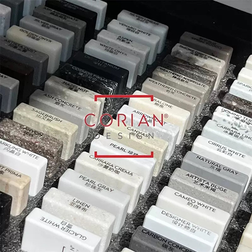 corian solid surface color and pattern palette