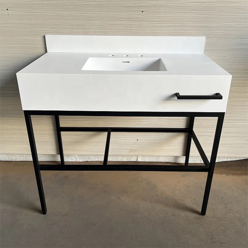 classic bathroom cabinetry with modern twist