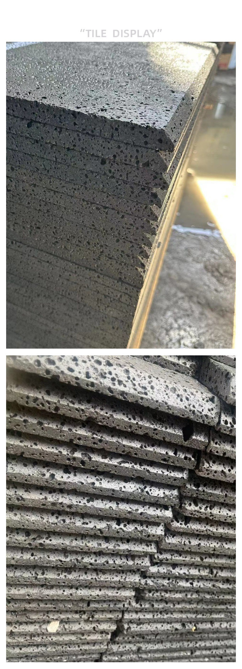 volcanic lava stone coping