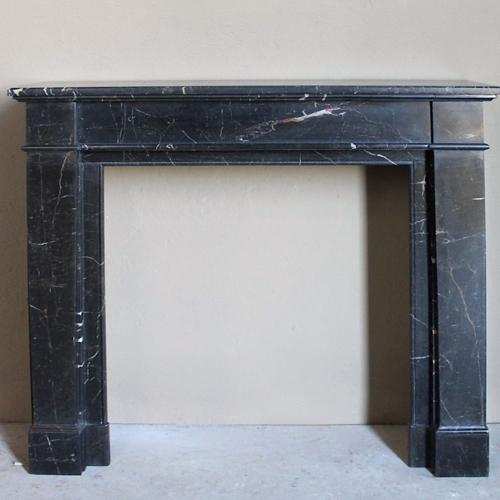 V French Style Louis XVI Marble Fireplace Mantel