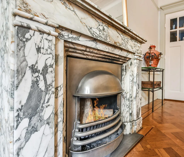 handcrafted marble fireplace mantel by calacatta marble