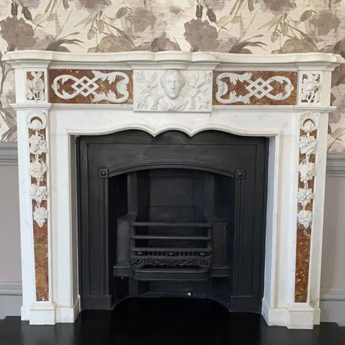 hotel marble chimneypiece and mantel