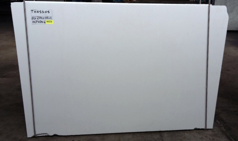 whtie thassos marble slabs