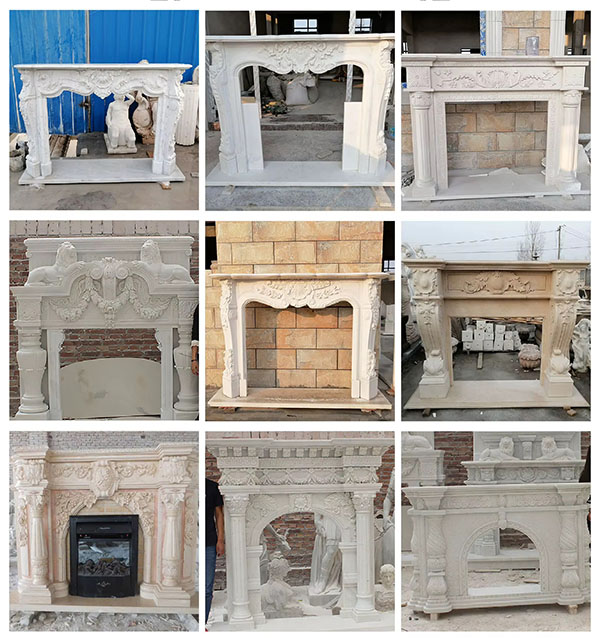 marble fireplace collection