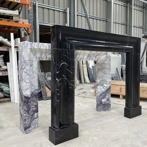 new marble fireplace design