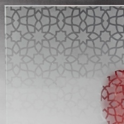 Acid Etched Glass Deisgn and Gallery