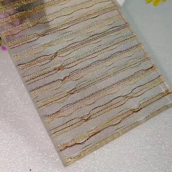 Architectural decorative laminating glass