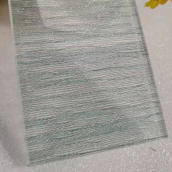 Architectural decorative laminating glass