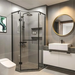 Architectural metal and glass for modern apartment complex and condominum