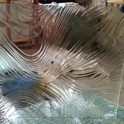 Baroque Pattern Textured Building Glass