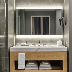 Bath Vanities by Wood Work and Stone top