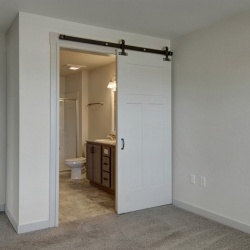 Bathroom Sliding MDF Barn Door