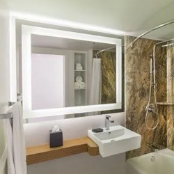 Bathroom Vanities and Fixture for Hotel Handicap Room