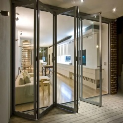 Bifolding Aluminum Glass Patio Door