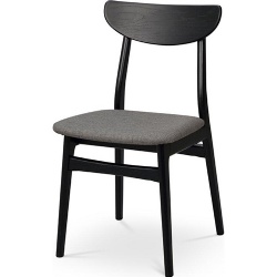 Black Oak Danish Design Dining Chair with Cushion