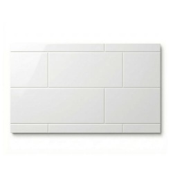 Brick 6 x 24 Cultured Marble Shower Panel