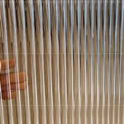 Bronze Moru Pattern Textured Building Glass