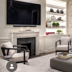 Carrara Marble Fireplace Mantel