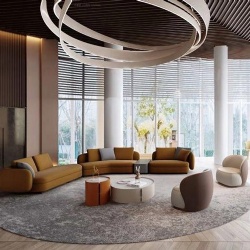 Contract Sofa with High Resilient Foam