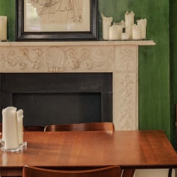 Custom Stone Fireplace Mantels