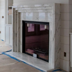 Custom marble fireplace in China