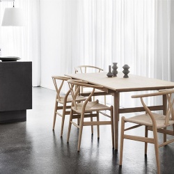 Danish Design Wishbone Dining Chair in Solid Wood