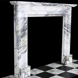 English Queen Anne Style Bolection Fireplace Surround