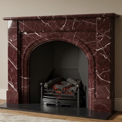Etsy Cherry Marble Fireplace Mantel